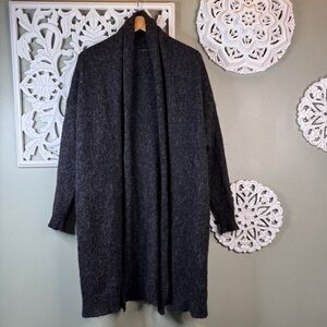 Sibley Gray Cardigan Sweater Pockets